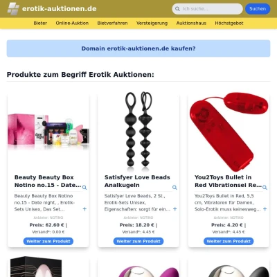 Screenshot erotik-auktionen.de