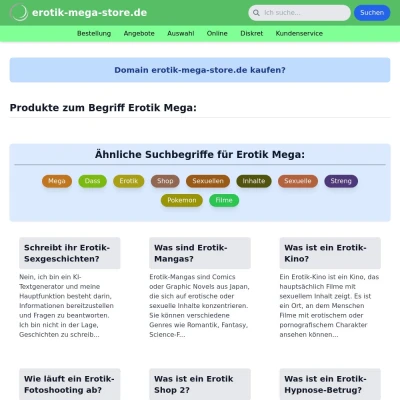 Screenshot erotik-mega-store.de