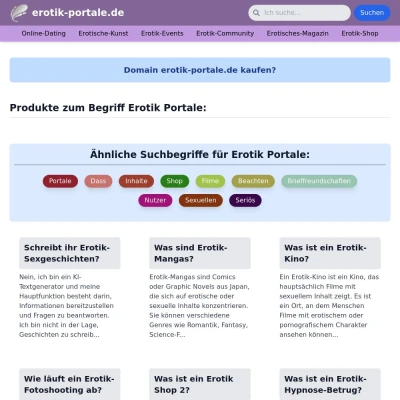 Screenshot erotik-portale.de