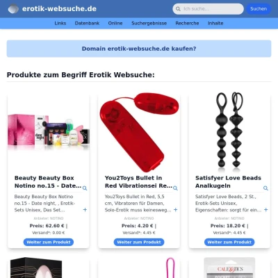 Screenshot erotik-websuche.de