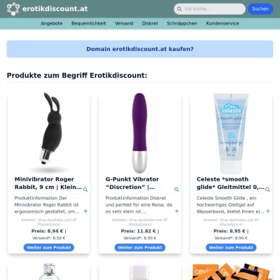 Screenshot erotikdiscount.at