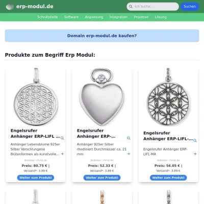 Screenshot erp-modul.de