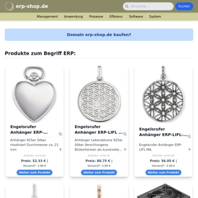 Screenshot erp-shop.de