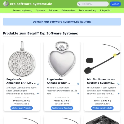 Screenshot erp-software-systeme.de