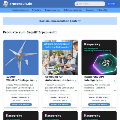Screenshot erpconsult.de