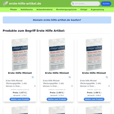 Screenshot erste-hilfe-artikel.de