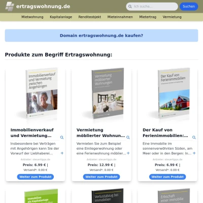 Screenshot ertragswohnung.de