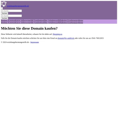 Screenshot erziehungsberatungsstelle.de