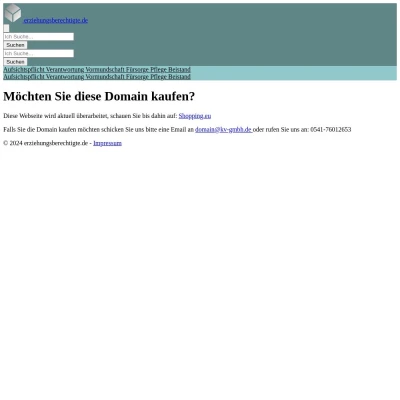 Screenshot erziehungsberechtigte.de