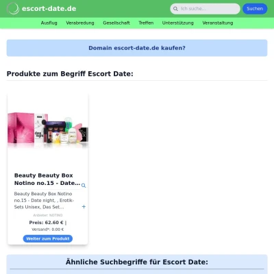 Screenshot escort-date.de