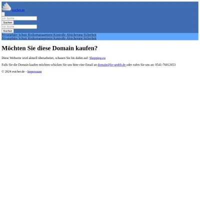 Screenshot esicher.de