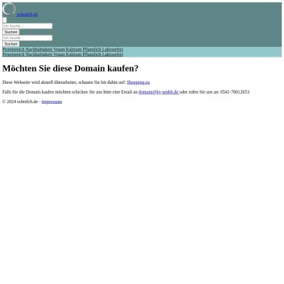 Screenshot eslmilch.de