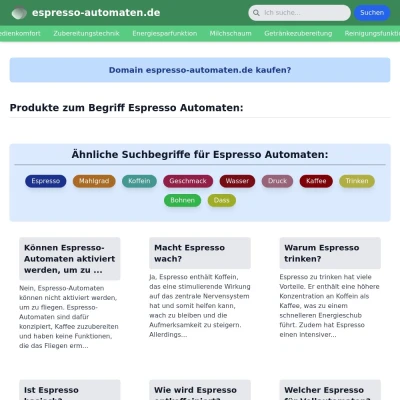 Screenshot espresso-automaten.de