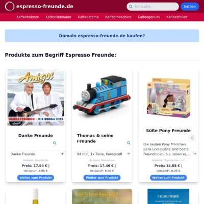Screenshot espresso-freunde.de