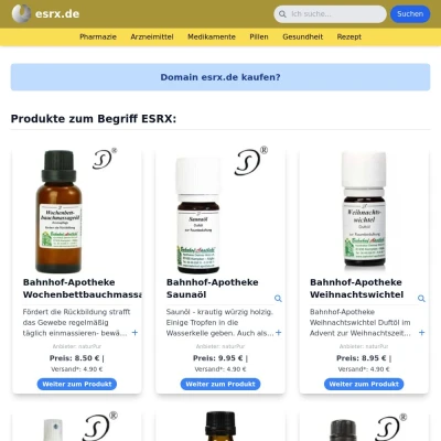 Screenshot esrx.de