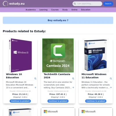 Screenshot estudy.eu