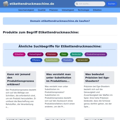 Screenshot etikettendruckmaschine.de