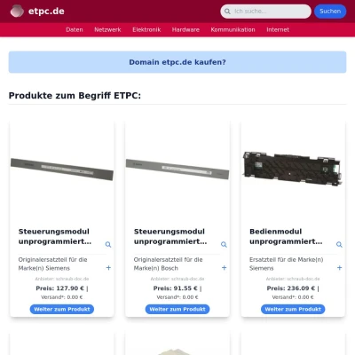 Screenshot etpc.de