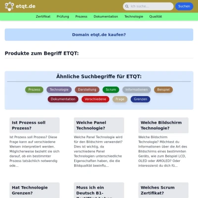 Screenshot etqt.de