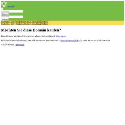 Screenshot etum.de