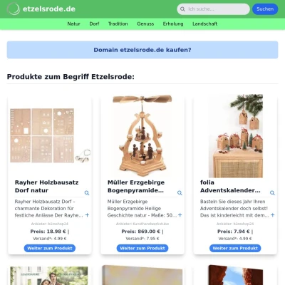 Screenshot etzelsrode.de
