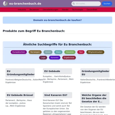 Screenshot eu-branchenbuch.de