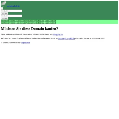 Screenshot eu-fahrschule.de