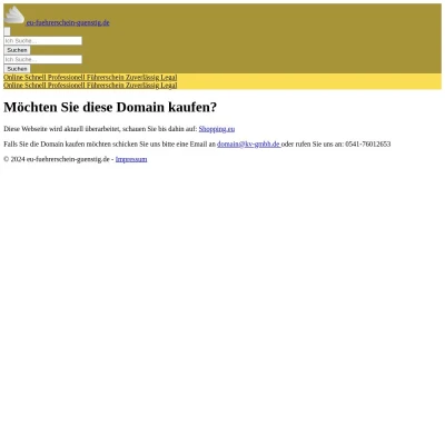 Screenshot eu-fuehrerschein-guenstig.de