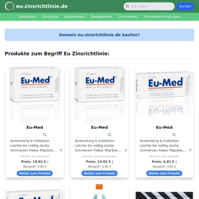 Screenshot eu-zinsrichtlinie.de