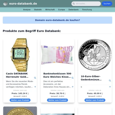 Screenshot euro-databank.de