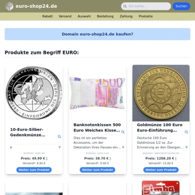 Screenshot euro-shop24.de