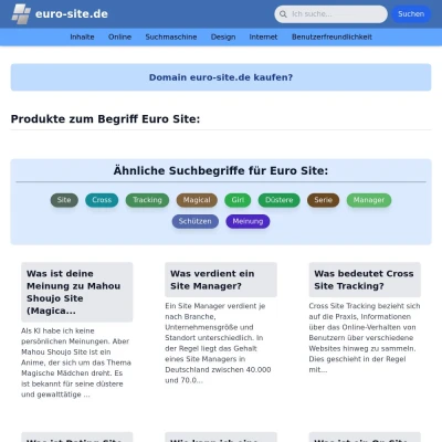 Screenshot euro-site.de