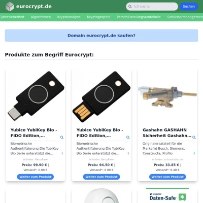 Screenshot eurocrypt.de