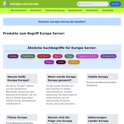 Screenshot europa-server.de