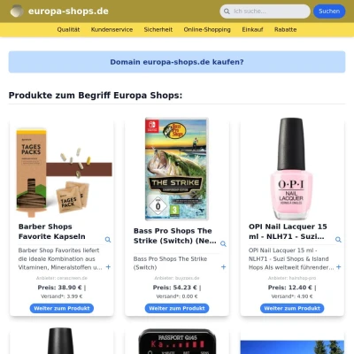 Screenshot europa-shops.de