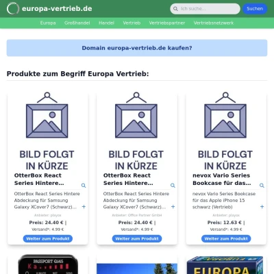 Screenshot europa-vertrieb.de