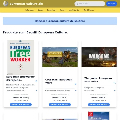 Screenshot european-culture.de