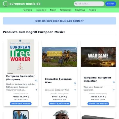 Screenshot european-music.de