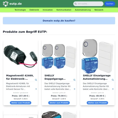 Screenshot eutp.de