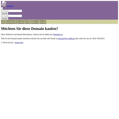 Screenshot euvh.de