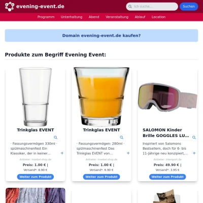 Screenshot evening-event.de
