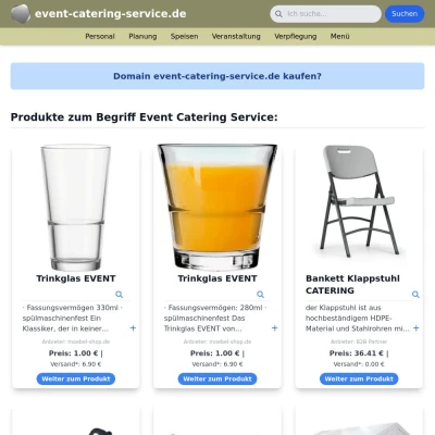 Screenshot event-catering-service.de