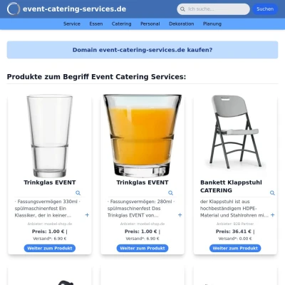 Screenshot event-catering-services.de