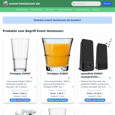 Screenshot event-hostessen.de