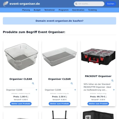 Screenshot event-organiser.de