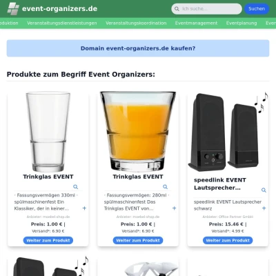 Screenshot event-organizers.de