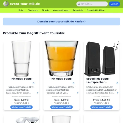 Screenshot event-touristik.de