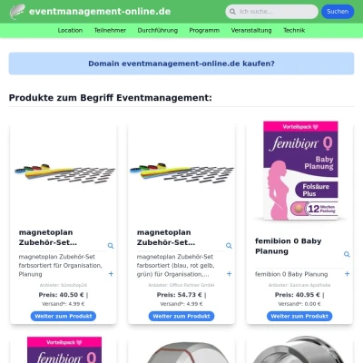 Screenshot eventmanagement-online.de