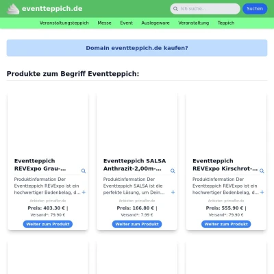 Screenshot eventteppich.de
