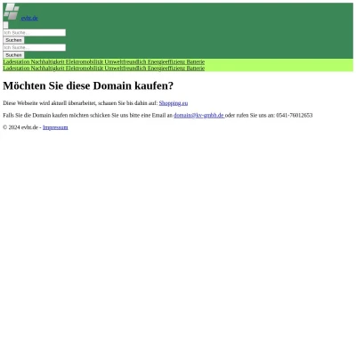 Screenshot evht.de